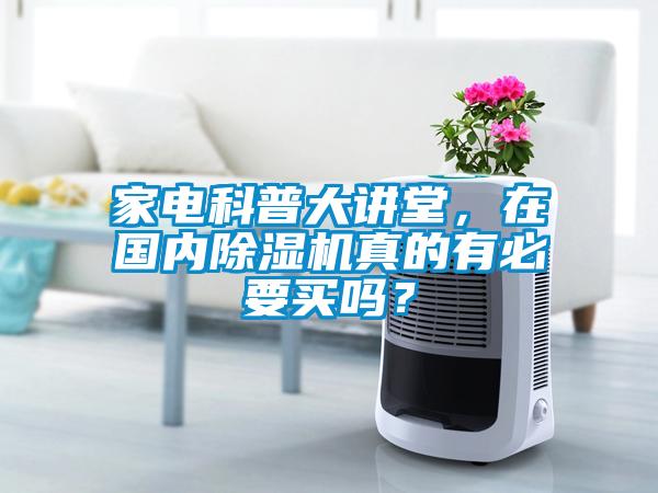 家電科普大講堂，在國(guó)內(nèi)除濕機(jī)真的有必要買嗎？