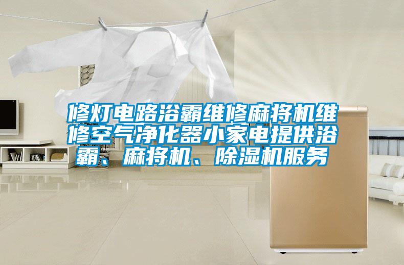 修燈電路浴霸維修麻將機維修空氣凈化器小家電提供浴霸、麻將機、除濕機服務