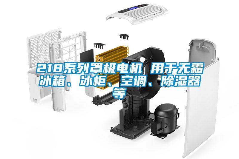 218系列罩極電機 用于無霜冰箱、冰柜、空調、除濕器等