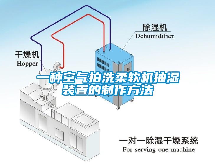 一種空氣拍洗柔軟機抽濕裝置的制作方法