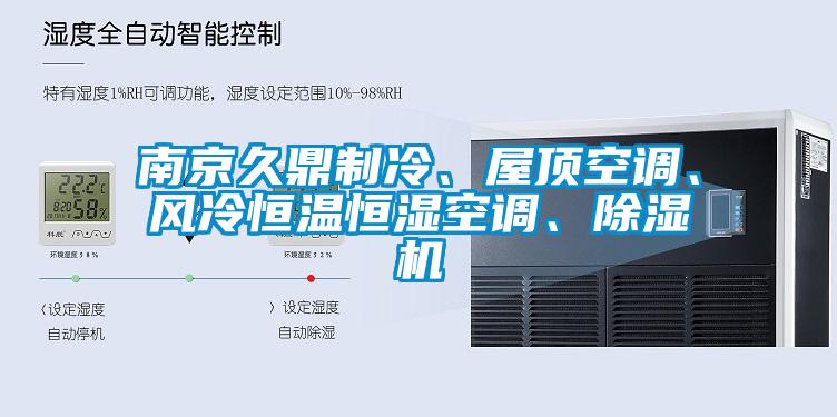 南京久鼎制冷、屋頂空調(diào)、風冷恒溫恒濕空調(diào)、除濕機