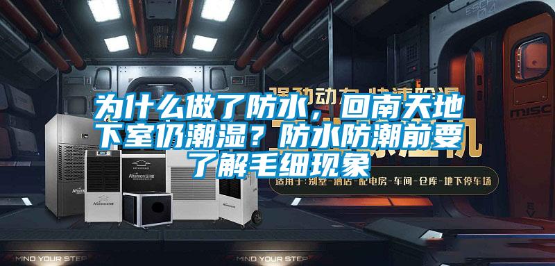 為什么做了防水，回南天地下室仍潮濕？防水防潮前要了解毛細現(xiàn)象