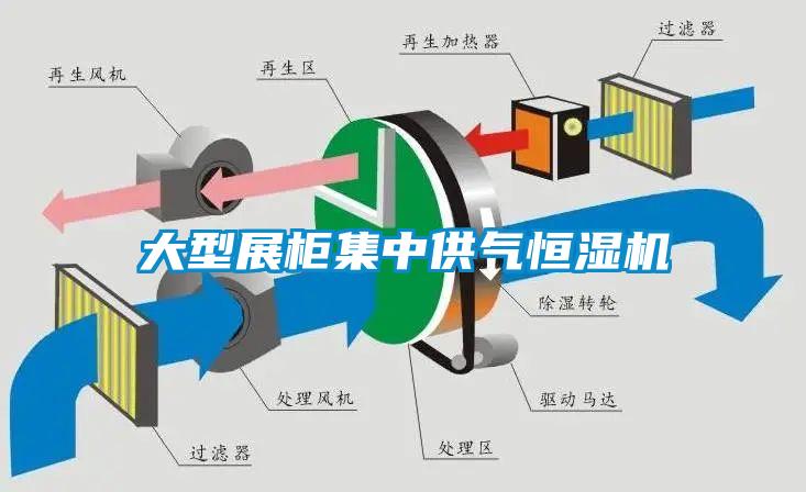 大型展柜集中供氣恒濕機