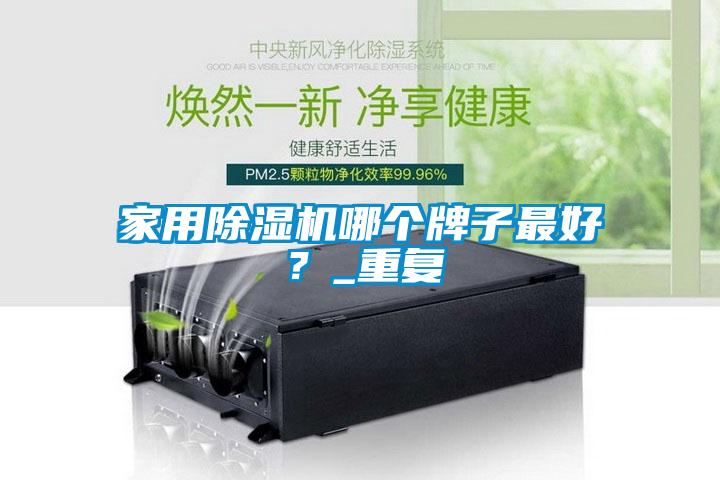 家用除濕機哪個牌子最好？_重復(fù)