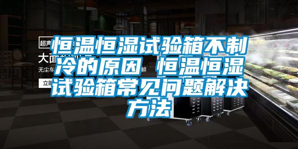 恒溫恒濕試驗(yàn)箱不制冷的原因 恒溫恒濕試驗(yàn)箱常見問題解決方法