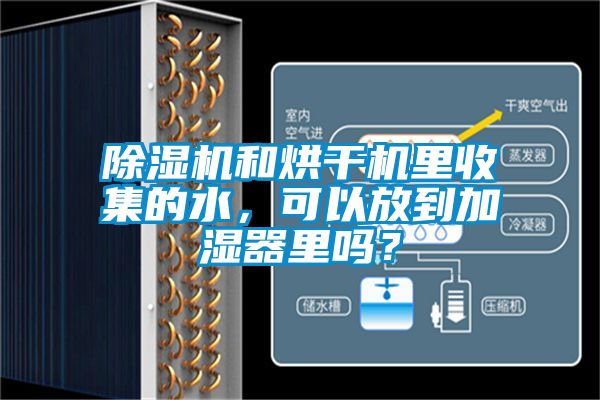 除濕機和烘干機里收集的水，可以放到加濕器里嗎？