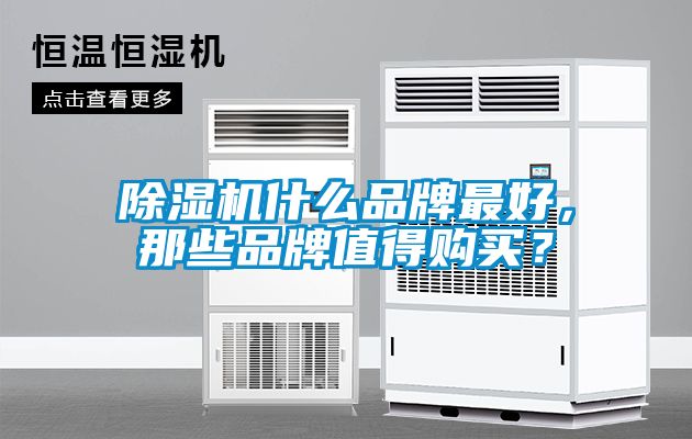 除濕機什么品牌最好，那些品牌值得購買？