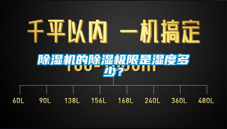 除濕機的除濕極限是濕度多少？