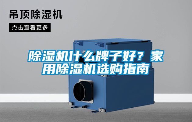 除濕機(jī)什么牌子好？家用除濕機(jī)選購指南